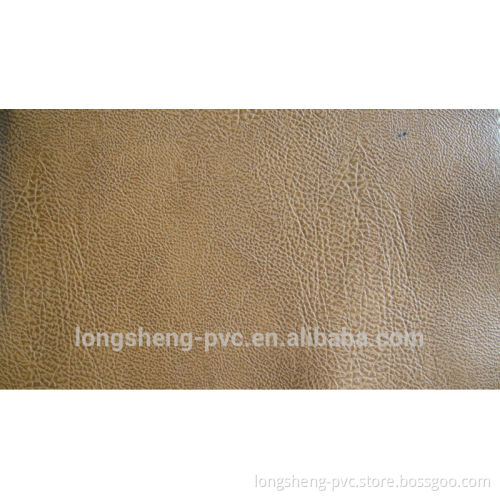 Jiangyin PVC vacuum embossed Leather very soft